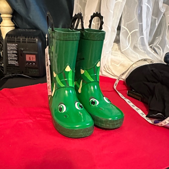 Member's Mark Other - Members Mark Kids Green Frog Rain Boots - Playful Waterproof Boots